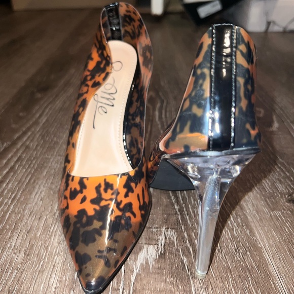 Leopard/chocolate sexy/classic pumps - Picture 2 of 5